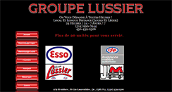 Desktop Screenshot of groupelussier.ca